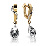 Золоті сережки з діамантами, 1724151