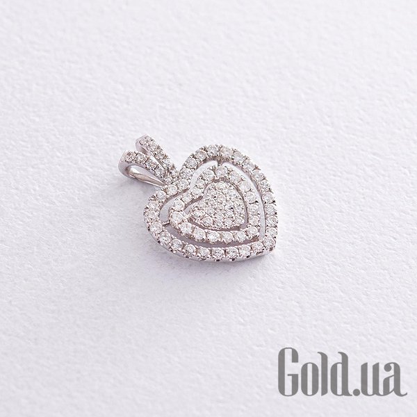 

Кулоны-сердечки Украина, Золотой кулон с бриллиантами