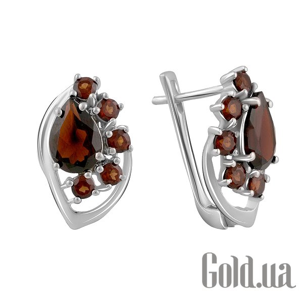 

Серьги Fresh Jewelry, Серебряные серьги с гранатами