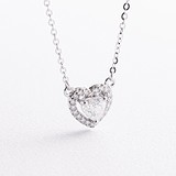 Серебряное колье с муасанитами, 1798647