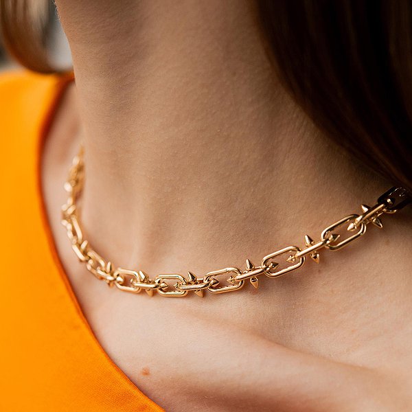 Золотое колье onxкол02657 – изображение 4