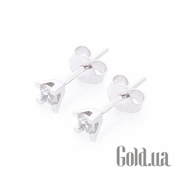 

Серьги-гвоздики Украина, Золотые серьги с куб. циркониями