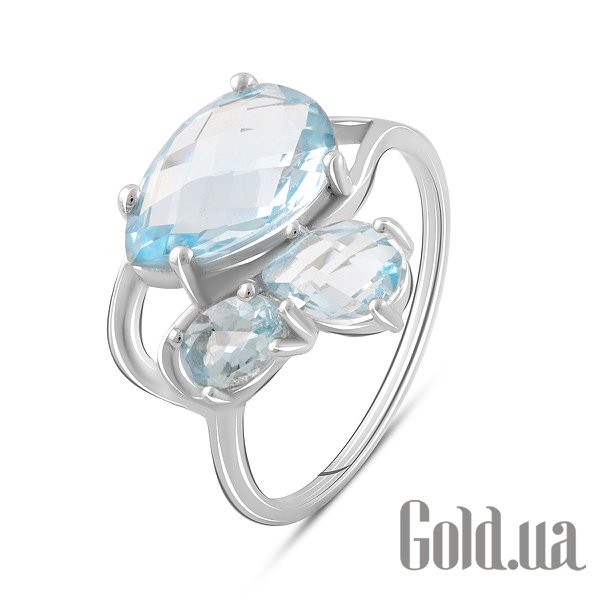 

Женские кольца Fresh Jewelry, Женское серебряное кольцо с топазами, 17.5