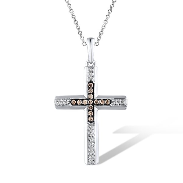 Золотий кулон з діамантами