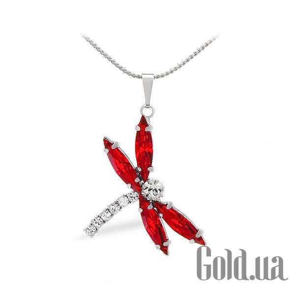 

Женские колье и кулоны Kobi, Стальной, Кулон с цепочкой с кристаллами Swarovski
