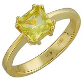 Женское золотое кольцо с кварцем, 1666297