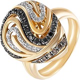 Женское золотое кольцо с бриллиантами, 1673209
