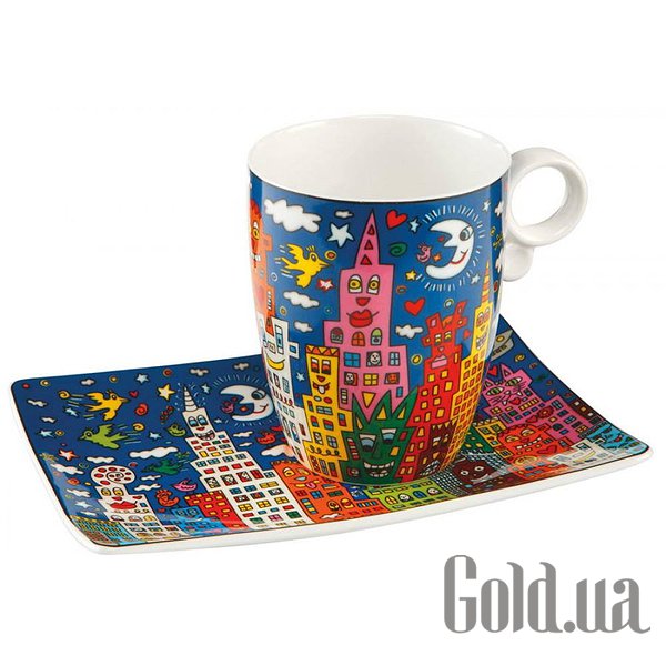 

Сервиз/набор Goebel, Чашка с блюдцем Pop Art James Rizzi GOE-26102201