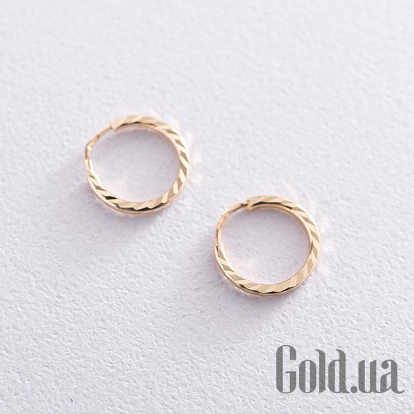 

Серьги-кольца Украина, Золотые серьги