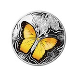 Монетный двор Польши Серебряная монета "Желтая бабочка", 1758713