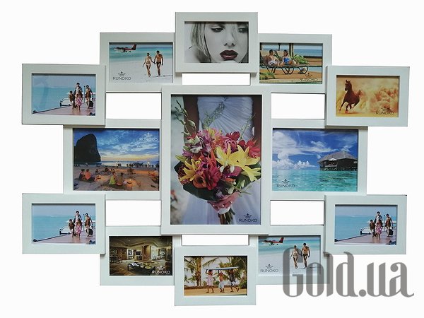 

Фоторамка Runoko, Белый, Мультирамка Симметрия С-Бл