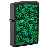 Zippo Запальничка Cannabis Design Black Light 48736