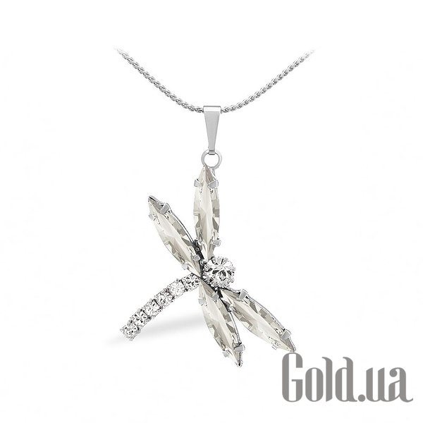 

Женские колье и кулоны Kobi, Стальной, Кулон с цепочкой с кристаллами Swarovski