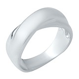 Серебряное обручальное кольцо, 1645562