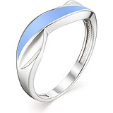 Женское серебряное кольцо с эмалью, 1652474