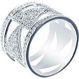 Женское серебряное кольцо с куб. циркониями, 1669370