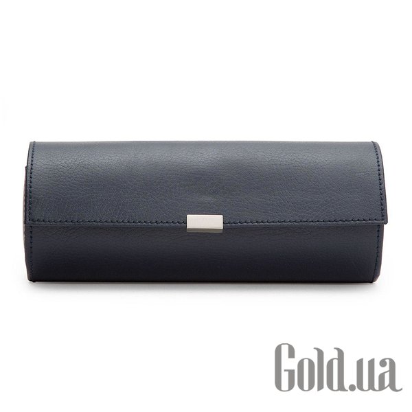 

Шкатулка для часов Wolf, Шкатулка для часов Howard 3pc Watch Roll Navy 465917