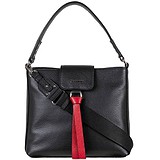 Mattioli Женская сумка 127-19C черная с красным, 1743098