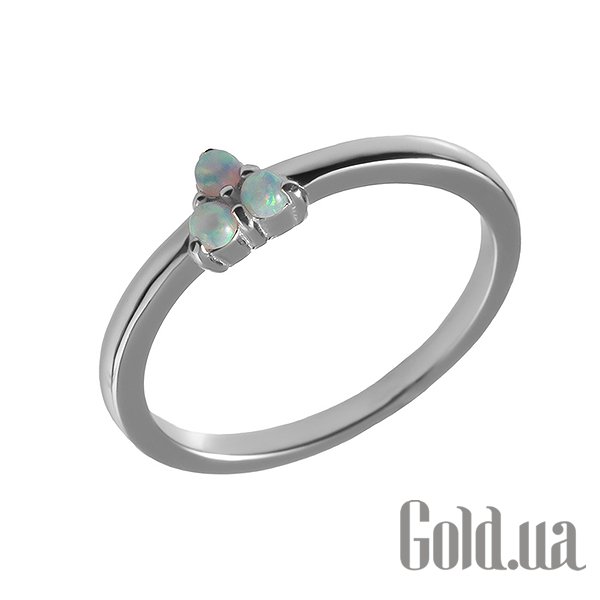 

Женские кольца Silvex925, Женское серебряное кольцо с опалами, 15.5