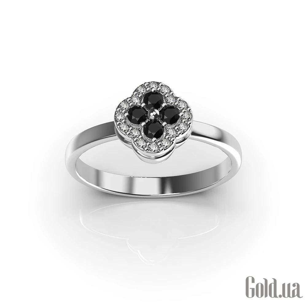 Жіноча золота каблучка з діамантами lun233801122b – зображення 2