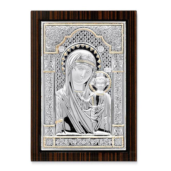 Linea Argenti Икона "Божья матерь с младенцем" PD 243 Е