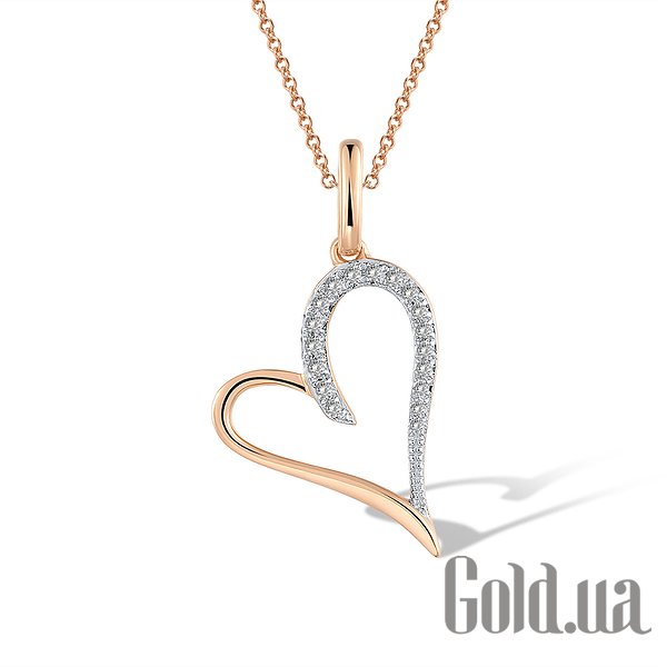 

Кулоны-сердечки Lurie Jewelry, Золотой кулон с бриллиантами