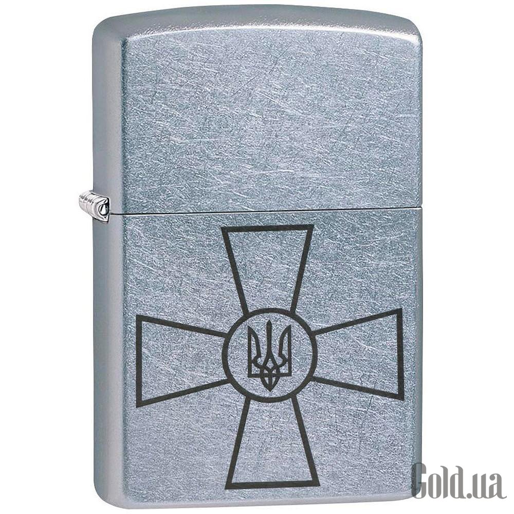 Zippo Зажигалка Ukraine Classic Street Chrome 207 ЗСУ 207 ЗСУ