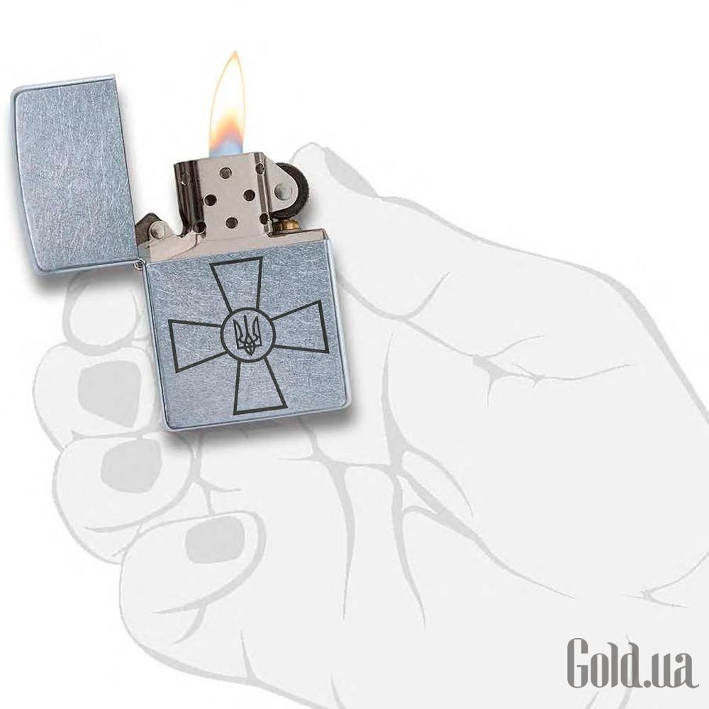 Zippo Зажигалка Ukraine Classic Street Chrome 207 ЗСУ 207 ЗСУ – изображение 3