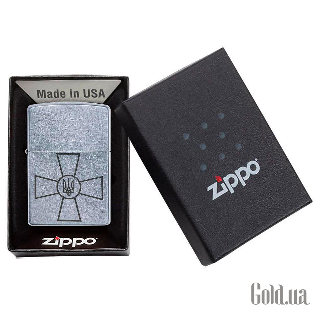 Zippo Зажигалка Ukraine Classic Street Chrome 207 ЗСУ 207 ЗСУ – изображение 4