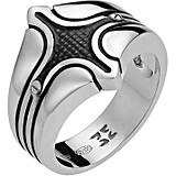 Мужское серебряное кольцо с эмалью, 1554427