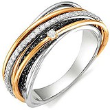 Женское золотое кольцо с бриллиантами, 1614075