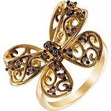 Женское золотое кольцо с бриллиантами, 1646843