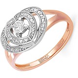 Kabarovsky Женское золотое кольцо с бриллиантами, 1647611
