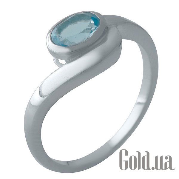 

Женские кольца Fresh Jewelry, Женское серебряное кольцо с синт. аквамарином, 17