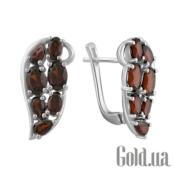 

Серьги Fresh Jewelry, Серебряные серьги с гранатами