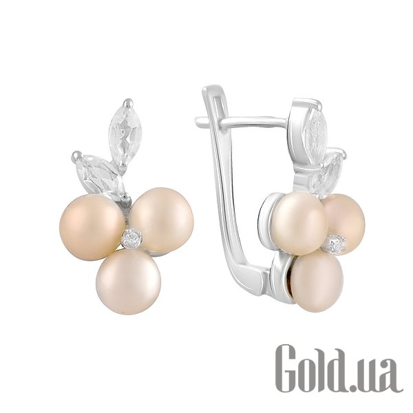 

Серьги Fresh Jewelry, Серебряные серьги с топазами и культив. жемчугом