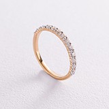 Золотое обручальное кольцо с бриллиантами, 1783803