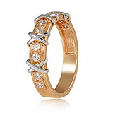Женское золотое кольцо с бриллиантами, 169980