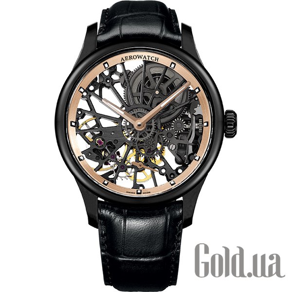 

Швейцарские часы Aerowatch, Мужские часы Renaissance Skeleton Cobweb 50981NO20