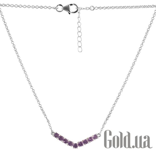 

Женские колье Fresh Jewelry, Серебряное колье с аметистами, 45
