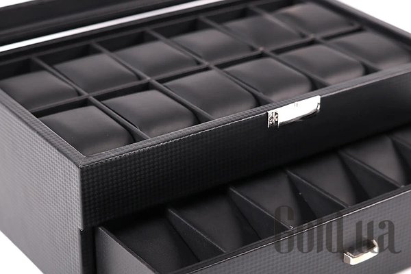 Скринька для годинника Craft Скринька для годинника 24PU.CARB.BL
