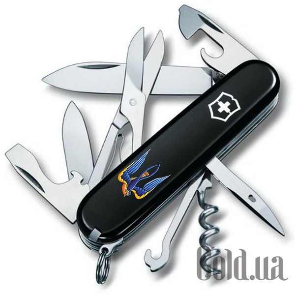 

Нож Victorinox, Мультитул Climber Ukraine Vx13703.3_T1230u