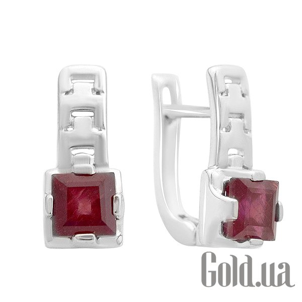 

Серьги Fresh Jewelry, Серебряные серьги с рубинами