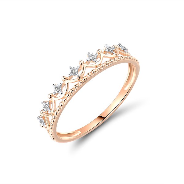 Золотое кольцо с бриллиантами