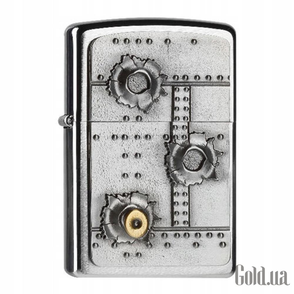Zippo Зажигалка Bullet Holes 3D 2004519 2004519