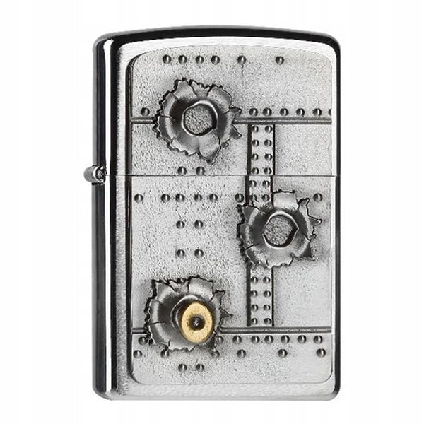 Zippo Зажигалка Bullet Holes 3D 2004519 2004519