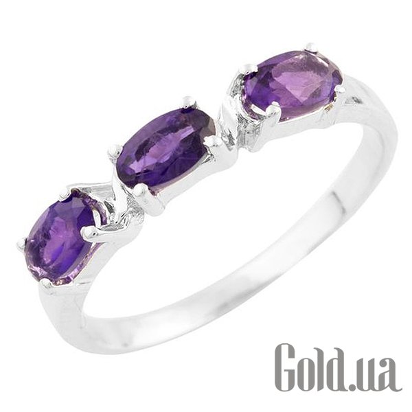 

Женские кольца Fresh Jewelry, Женское серебряное кольцо с аметистами, 17.5