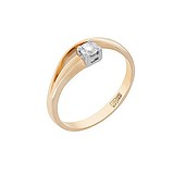 Женское золотое кольцо с бриллиантом, 1662973