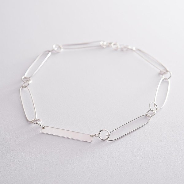 Серебряное колье