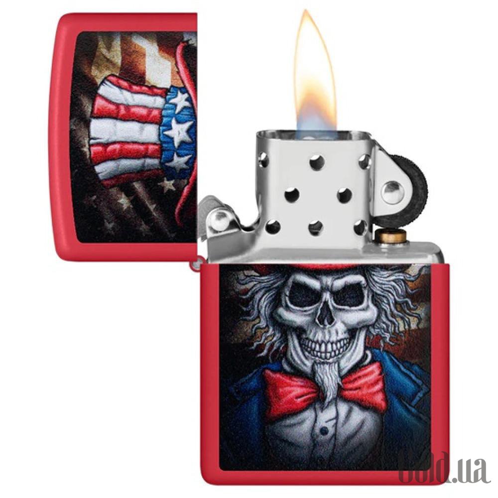 Zippo Зажигалка Uncle Sam Skull Design 46696 46696 – изображение 2